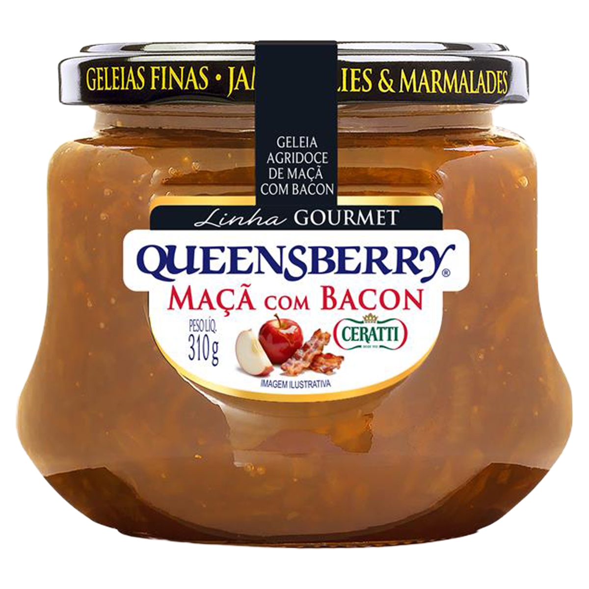 Farmácias APP - Geleia Agridoce Maçã com Bacon Queensberry Gourmet